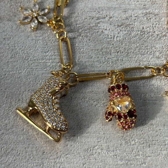 New! Kate Spade Snow Day Charm Bracelet - Picture 5 of 7